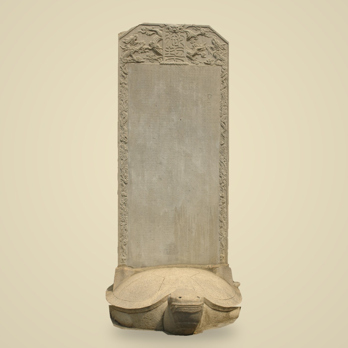 赤嵌樓贔屭碑3D掃描（清乾隆漢滿文御碑）